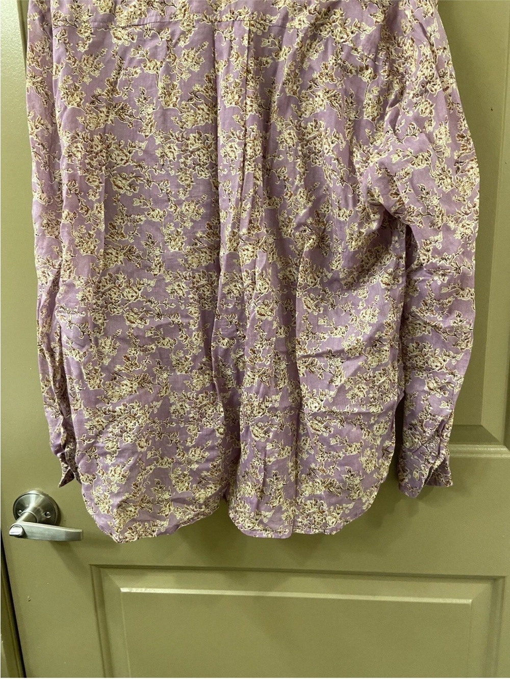 Isabel Marant Lavender Floral Button-Up Blouse - Picture 7 of 8